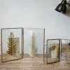 Decorative Home Accessories|Desk Accessories^Nkuku Folded Danta Frame - Antique Brass