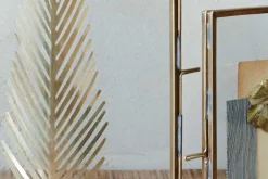 Decorative Home Accessories|Desk Accessories^Nkuku Folded Danta Frame - Antique Brass