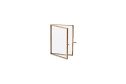 Decorative Home Accessories|Desk Accessories^Nkuku Folded Danta Frame - Antique Brass