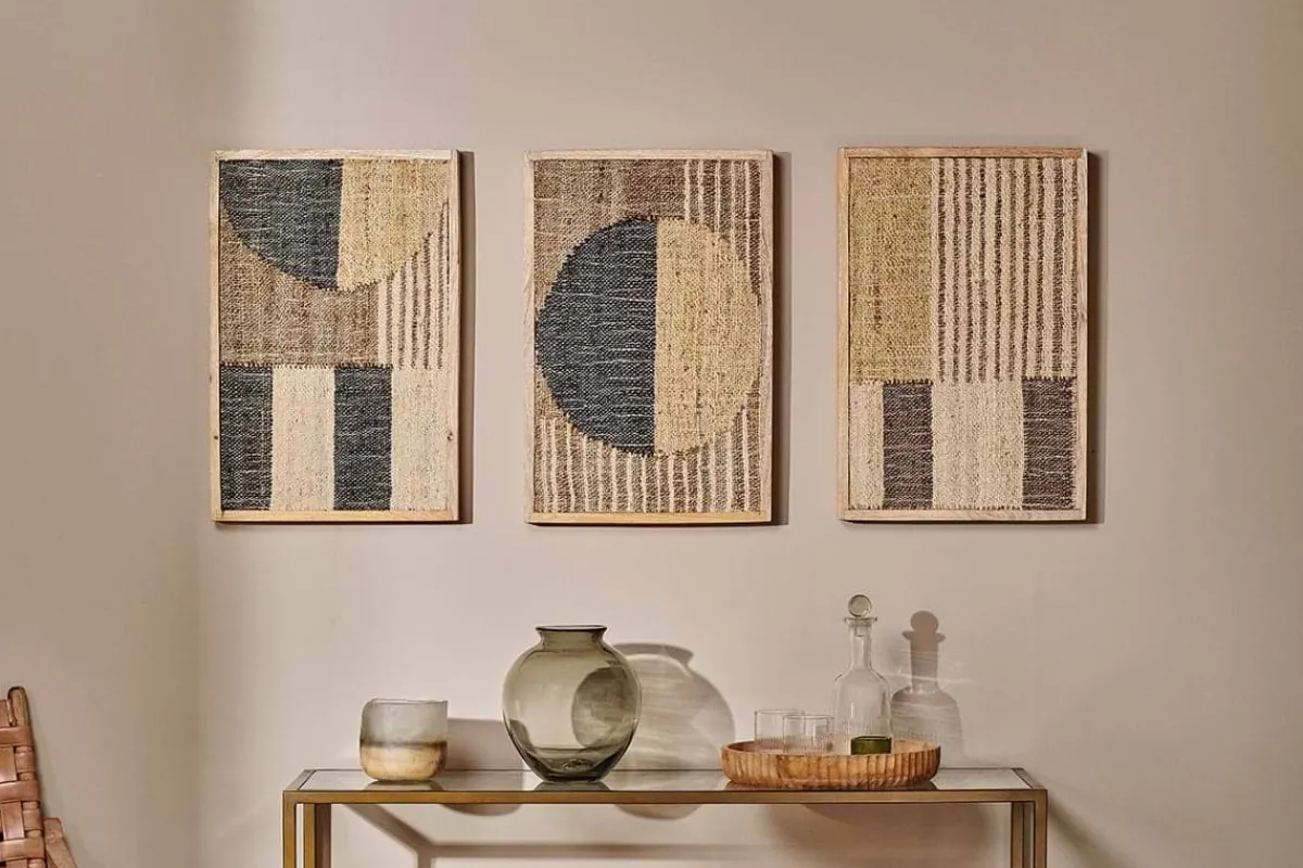 Decorative Home Accessories|Wall Art^Nkuku Gaiva Textile Wall Art
