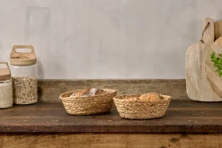 Baskets|Pantry^Nkuku Giti Bread Baskets - Natural (Set of 2)