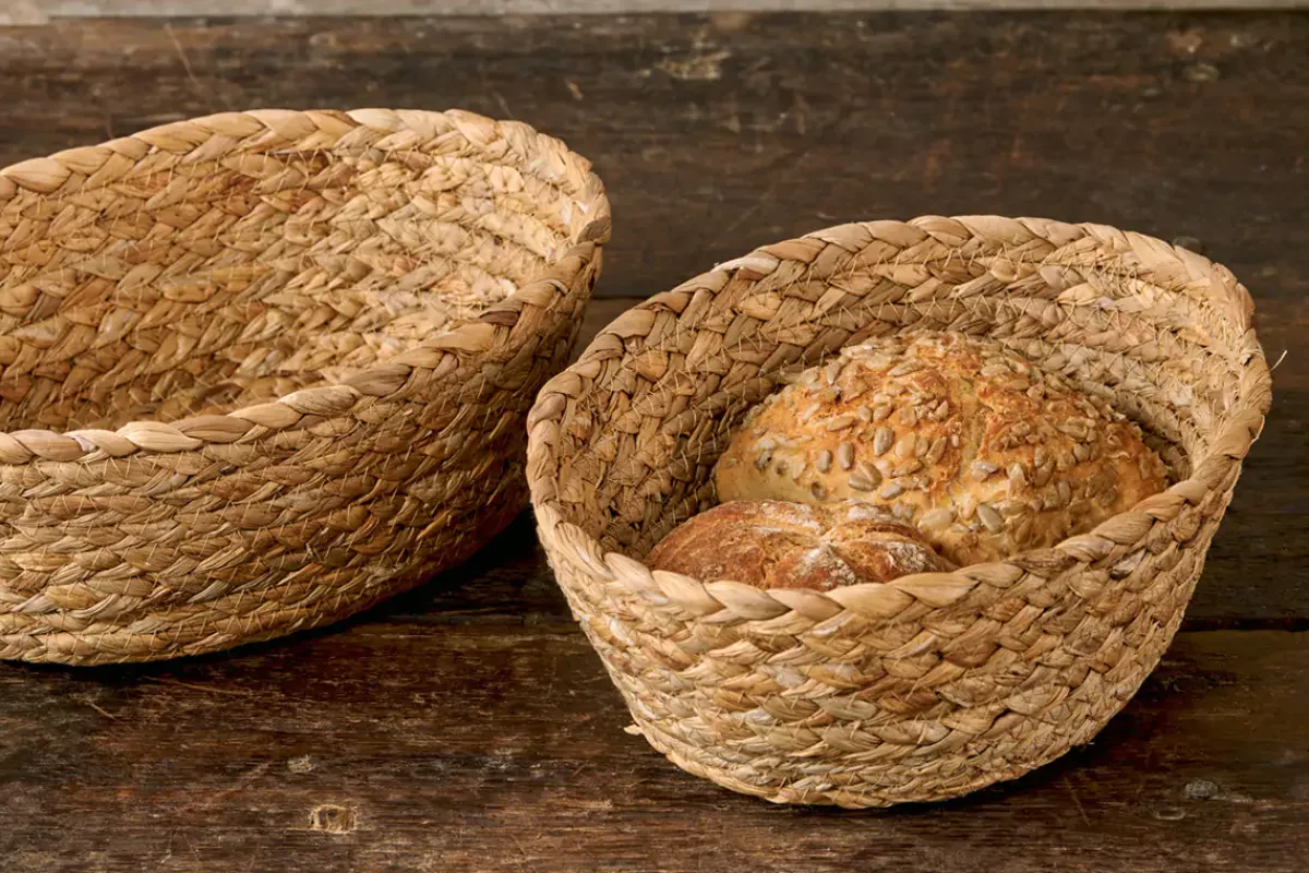 Baskets|Pantry^Nkuku Giti Bread Baskets - Natural (Set of 2)
