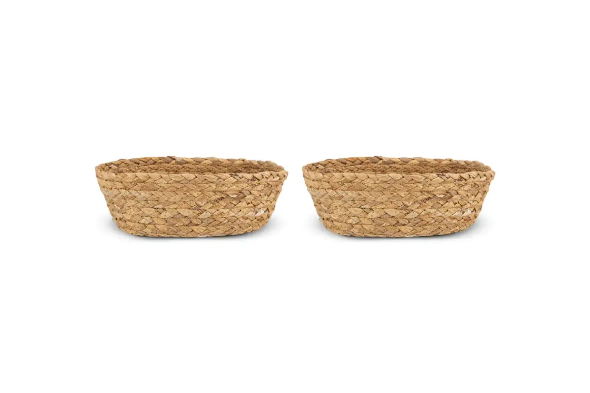 Baskets|Pantry^Nkuku Giti Bread Baskets - Natural (Set of 2)