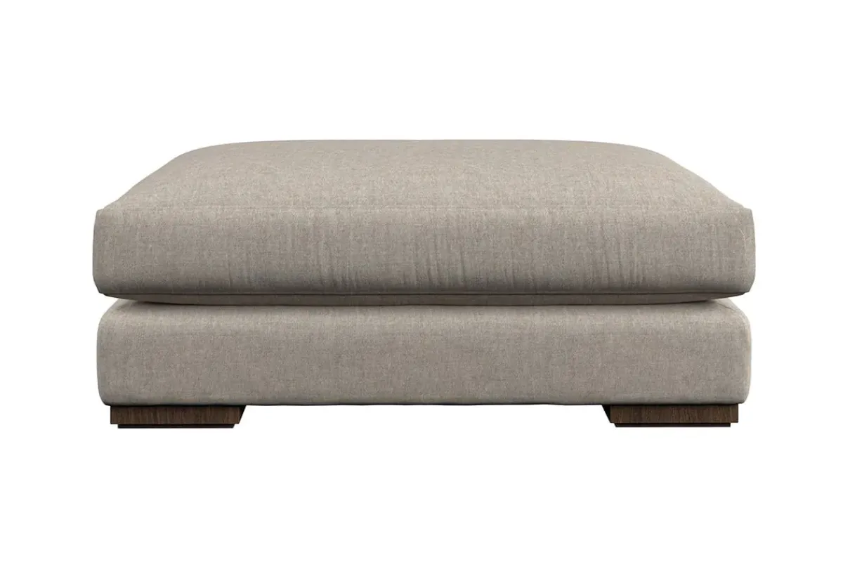 Made To Order Armchairs|Sofa Collections^Nkuku Guddu Grand Footstool Brera Linen Natural