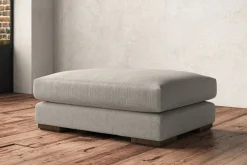 Made To Order Armchairs|Sofa Collections^Nkuku Guddu Grand Footstool Brera Linen Natural