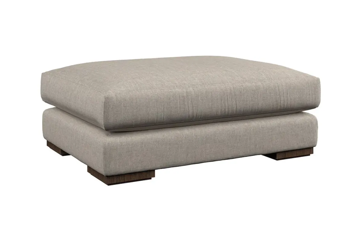 Made To Order Armchairs|Sofa Collections^Nkuku Guddu Grand Footstool Brera Linen Natural