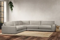 Corner Sofas|Sofa Collections^Nkuku Guddu Grand Left Hand Corner Sofa Brera Linen Natural