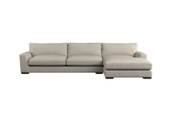 Sofa Collections^Nkuku Guddu Grand Right Hand Chaise Sofa Brera Linen Natural
