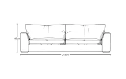 Sofa Collections^Nkuku Guddu Grand Sofa Brera Linen Natural