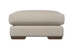 Made To Order Armchairs|Sofa Collections^Nkuku Guddu Large Footstool Brera Linen Natural