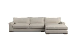 Sofa Collections^Nkuku Guddu Large Right Hand Chaise Sofa Brera Linen Natural
