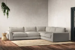 Corner Sofas|Sofa Collections^Nkuku Guddu Large Right Hand Corner Sofa Brera Linen Natural