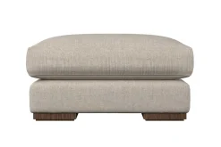 Made To Order Armchairs|Sofa Collections^Nkuku Guddu Medium Footstool Brera Linen Natural