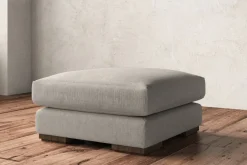 Made To Order Armchairs|Sofa Collections^Nkuku Guddu Medium Footstool Brera Linen Natural