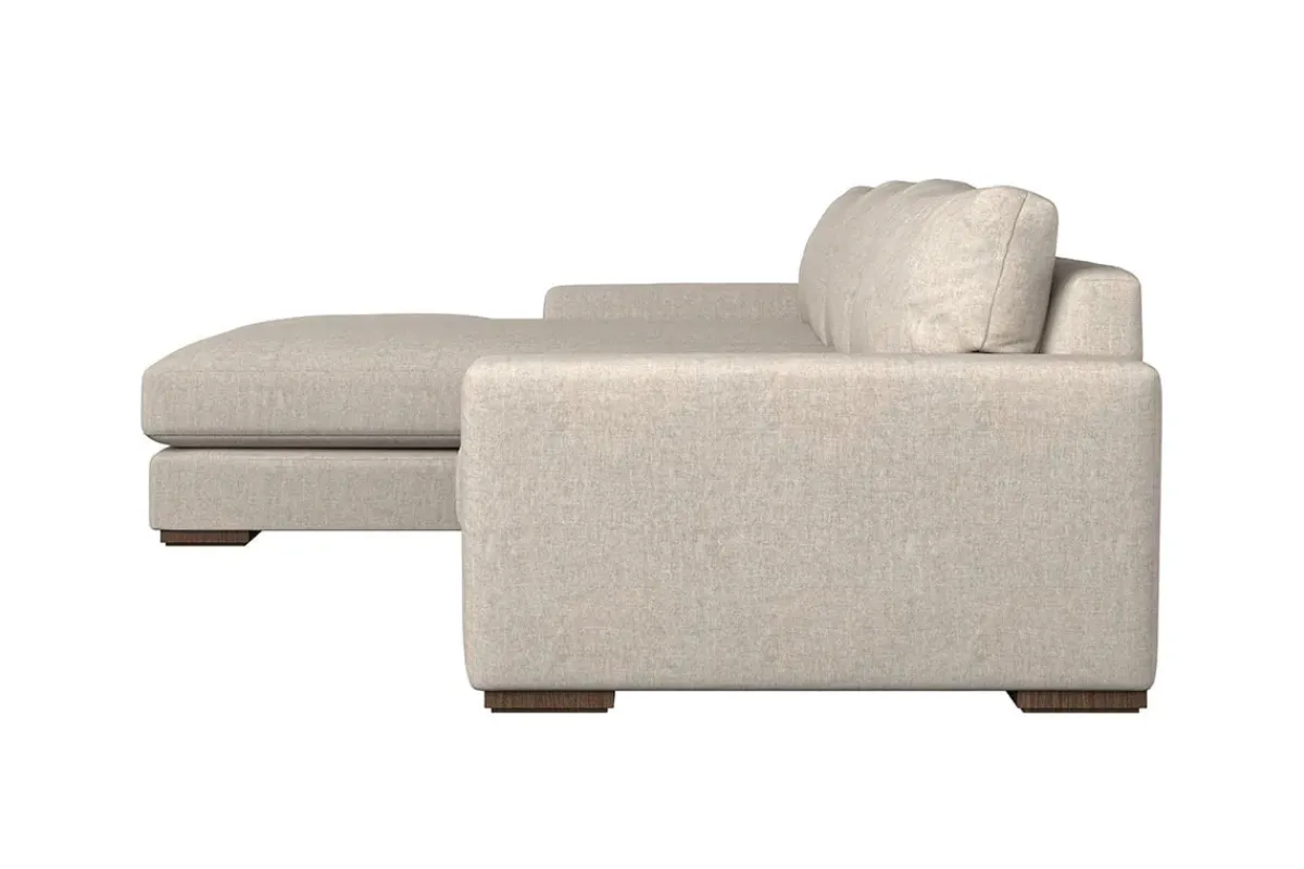 Sofa Collections^Nkuku Guddu Medium Left Hand Chaise Sofa Brera Linen Natural
