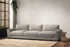 Sofa Collections^Nkuku Guddu Super Grand Sofa Brera Linen Natural