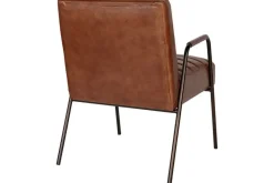 Occasional Chairs^Nkuku Hadithi Leather Occasional Chair - Chocolate Brown