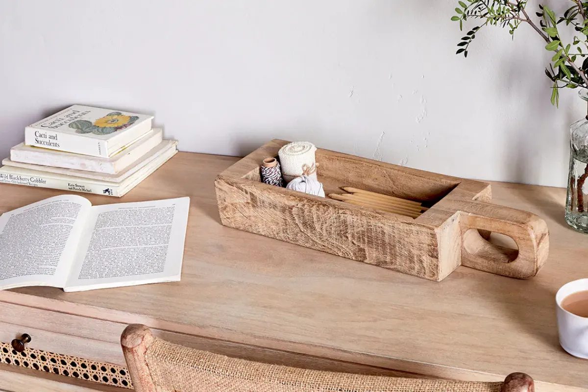 Decorative Display Boxes|Decorative Home Accessories^Nkuku Hanwa Reclaimed Wood Traditional Storage Pot