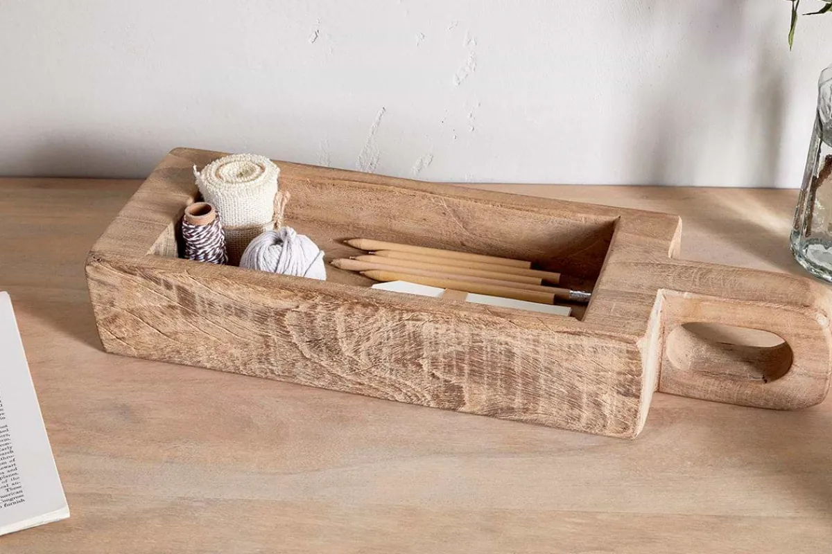 Decorative Display Boxes|Decorative Home Accessories^Nkuku Hanwa Reclaimed Wood Traditional Storage Pot