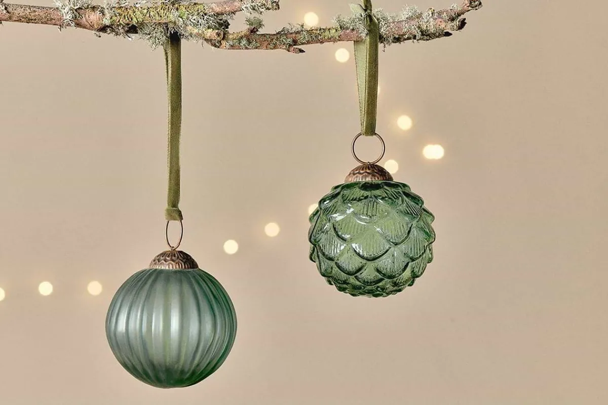 Baubles & Tree Decorations|Shades Of Nature^Nkuku Hara Baubles - (Set of 4)