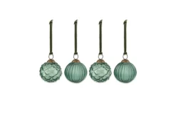 Baubles & Tree Decorations|Shades Of Nature^Nkuku Hara Baubles - (Set of 4)