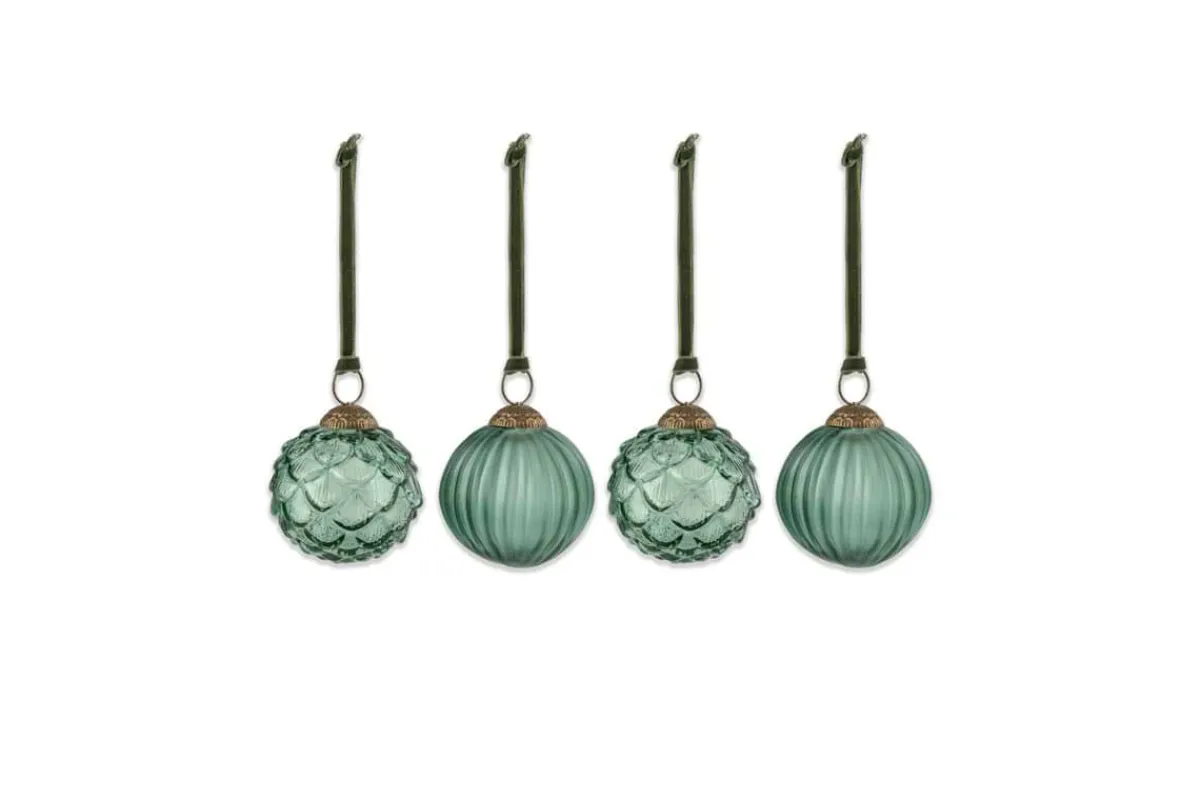 Baubles & Tree Decorations|Shades Of Nature^Nkuku Hara Baubles - (Set of 4)