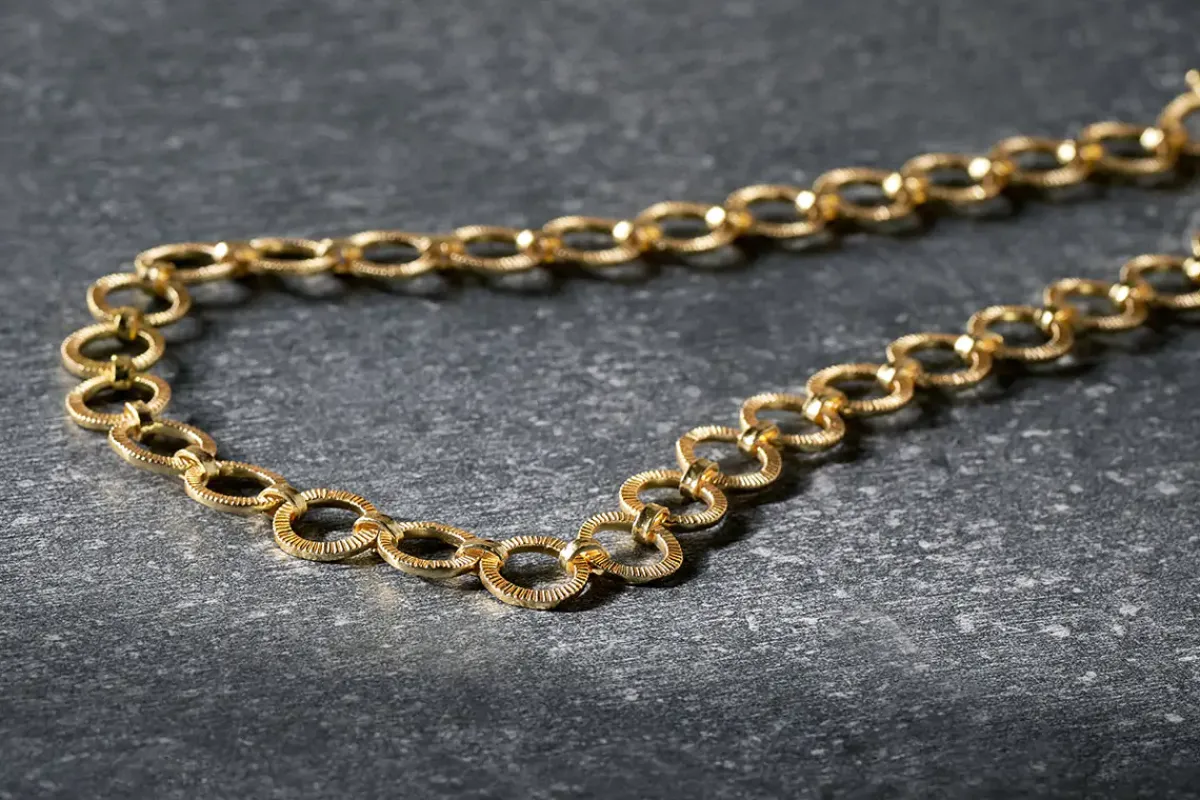 Jewellery & Jewellery Boxes|Jewellery^Nkuku Hara Onyx Necklace - Gold