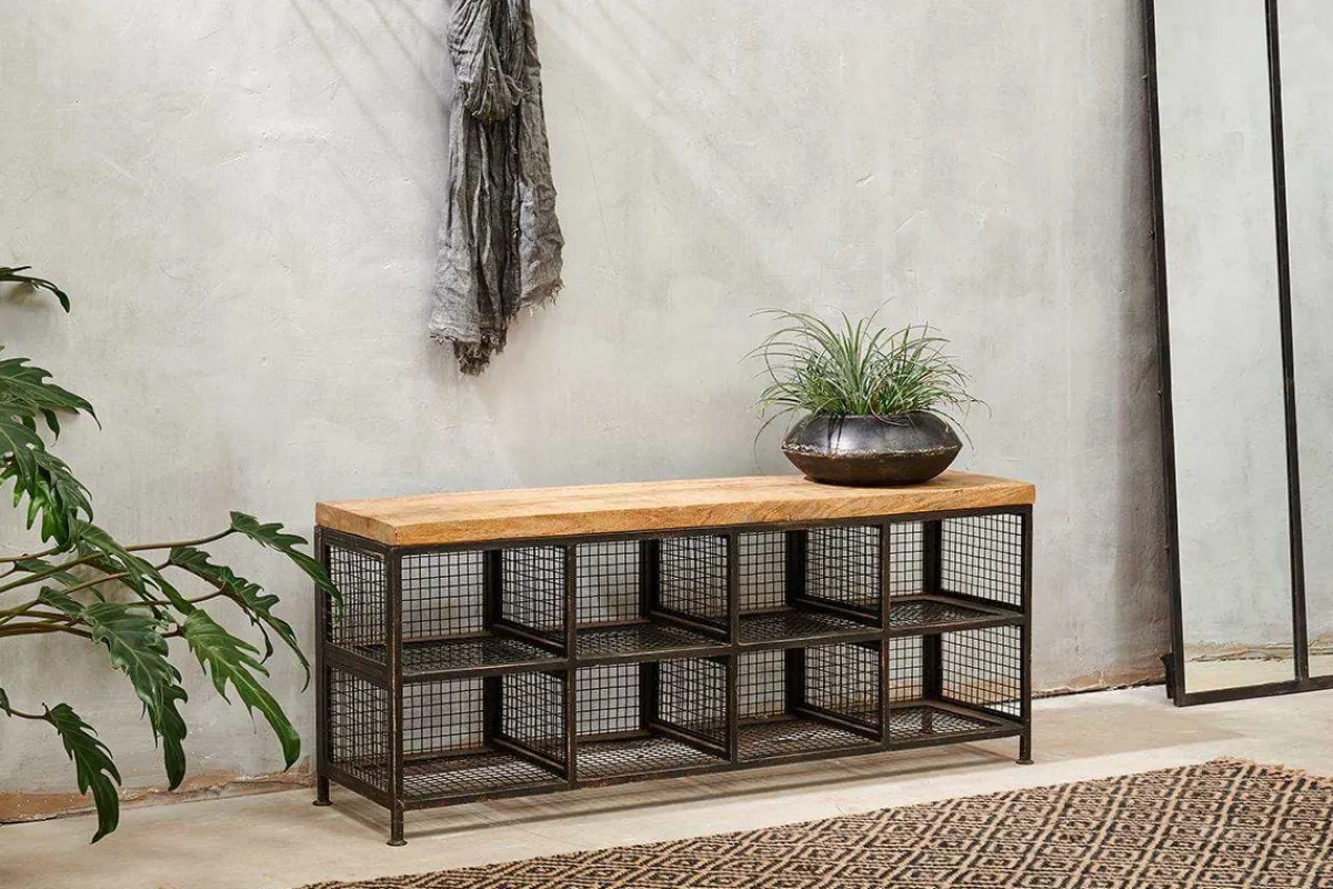 Home Office|Hallway & Bootroom^Nkuku Hasa Industrial Storage Bench