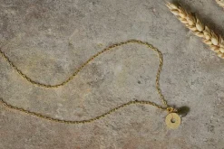 Jewellery & Jewellery Boxes|Jewellery^Nkuku Hiral Labradorite Necklace - Gold