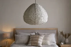 Lampshades^Nkuku Hirana Cotton Lampshade - Natural - Large