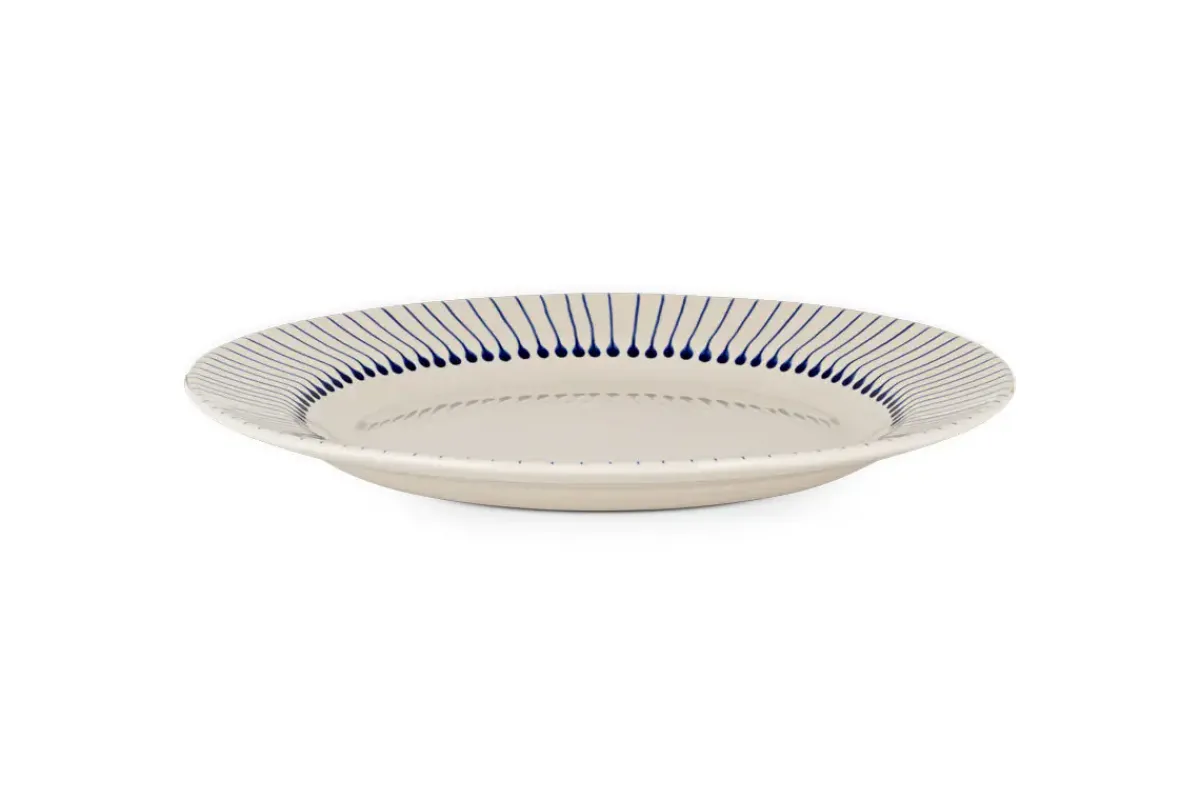 Plates^Nkuku Iba Dinner Plate - Indigo