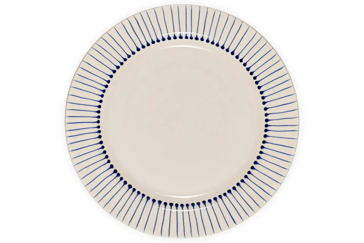 Plates^Nkuku Iba Dinner Plate - Indigo