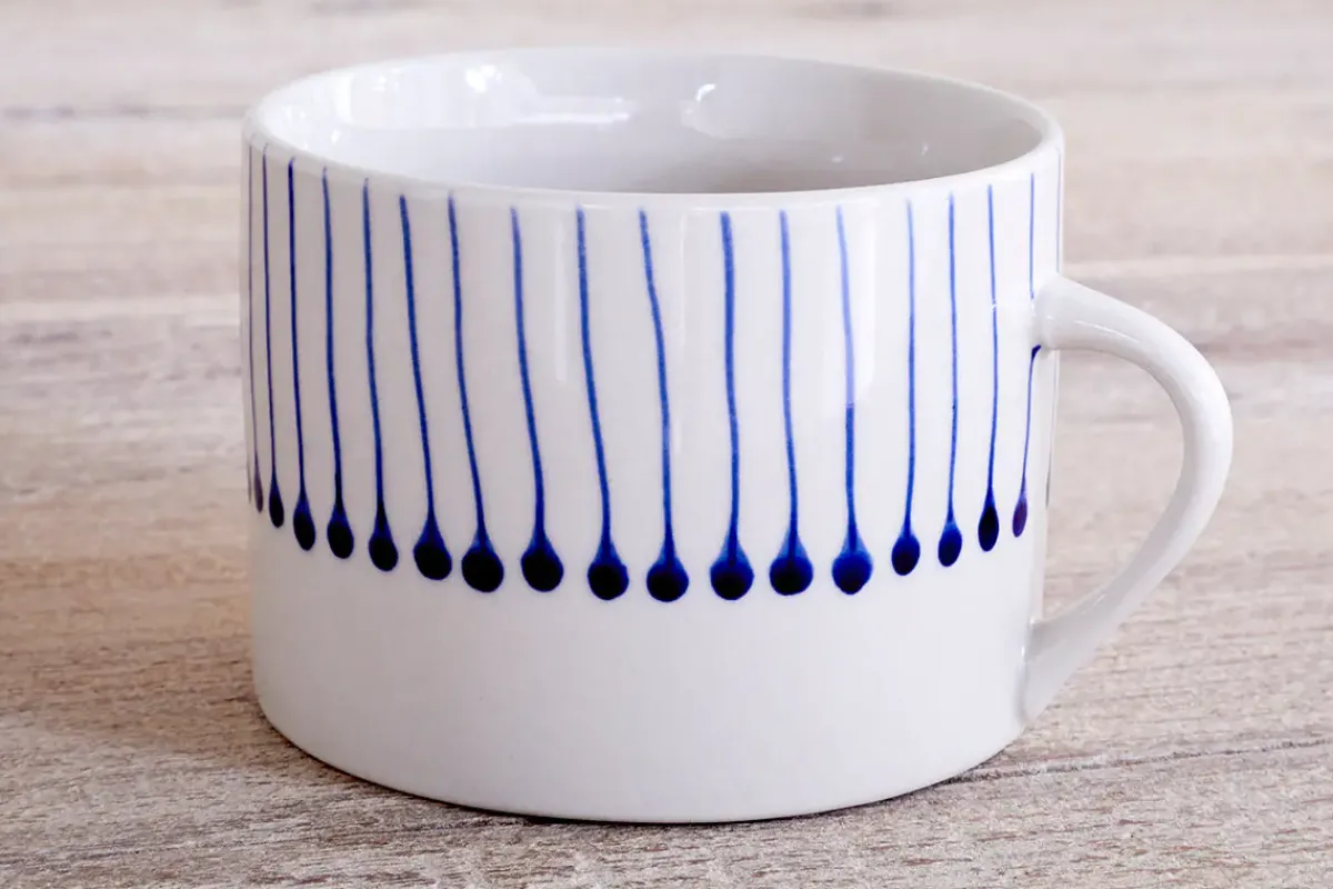 Mugs^Nkuku Iba Mug - Indigo - Large (Set of 2)