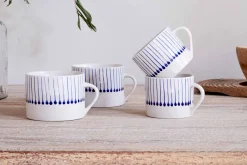Mugs^Nkuku Iba Mug - Indigo - Large (Set of 2)