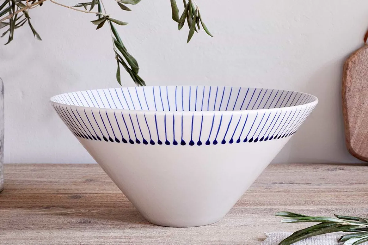 Serving Bowls^Nkuku Iba Serving Bowl - Indigo