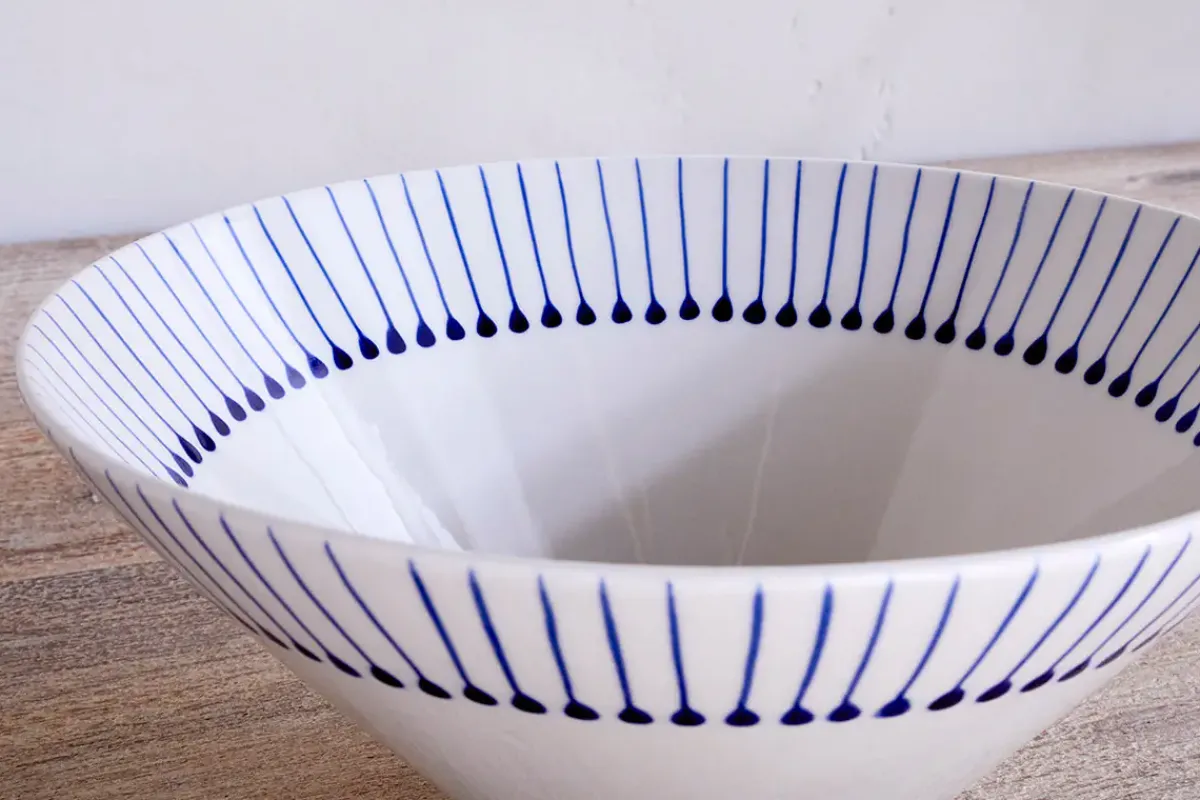Serving Bowls^Nkuku Iba Serving Bowl - Indigo
