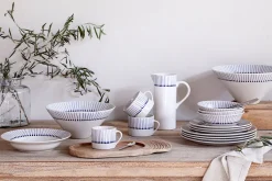 Serving Bowls^Nkuku Iba Serving Bowl - Indigo