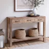 Hallway & Bootroom|Living^Nkuku Ibo Reclaimed Wood 3 Drawer Console Table - Natural