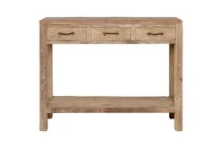 Hallway & Bootroom|Living^Nkuku Ibo Reclaimed Wood 3 Drawer Console Table - Natural