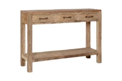 Hallway & Bootroom|Living^Nkuku Ibo Reclaimed Wood 3 Drawer Console Table - Natural