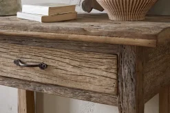 Hallway & Bootroom|Console Tables^Nkuku Ibo Reclaimed Wood 1 Drawer Console Table - Natural