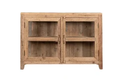 Hallway & Bootroom|Kitchen & Dining^Nkuku Ibo Reclaimed Wood & Glass Sideboard - Natural