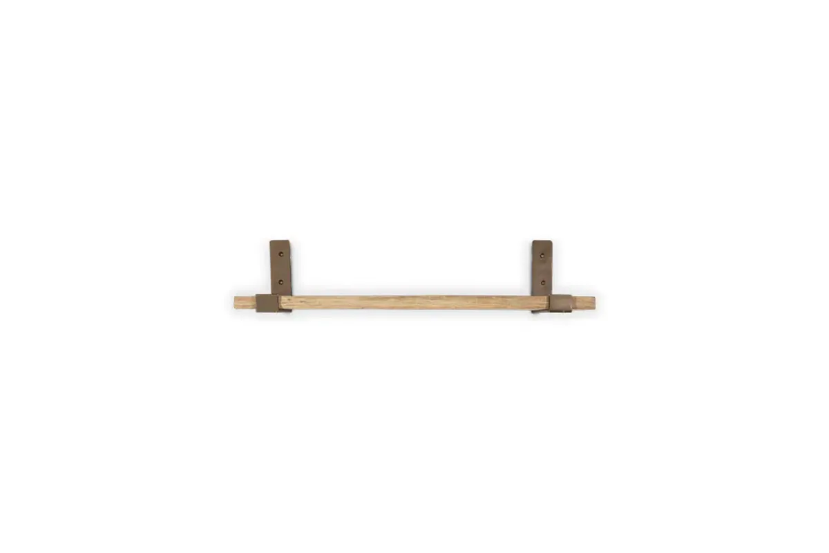 Home Office|Hallway & Bootroom^Nkuku Ibo Reclaimed Wood & Iron Shelf - Natural