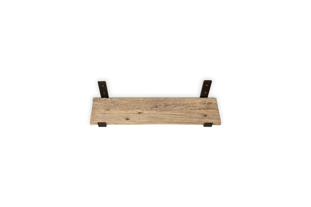 Home Office|Hallway & Bootroom^Nkuku Ibo Reclaimed Wood & Iron Shelf - Natural