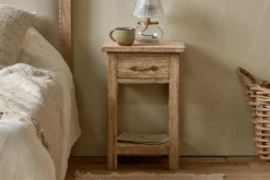 Bedroom|Beside Tables^Nkuku Ibo Reclaimed Wood Bedside Table - Natural