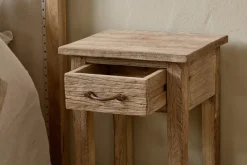 Bedroom|Beside Tables^Nkuku Ibo Reclaimed Wood Bedside Table - Natural