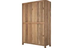 Home Office|Bedroom^Nkuku Ibo Reclaimed Wooden Slatted Cabinet – Natural - Large