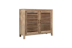 Home Office|Bedroom^Nkuku Ibo Reclaimed Wooden Slatted Sideboard - Natural
