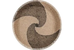 Decorative Home Accessories|Ornaments^Nkuku Idana Basket Wall Art - Natural, Black & White