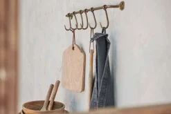 Hooks & Rails|Hooks & Rails^Nkuku Ikoma Hook Set - Antique Brass